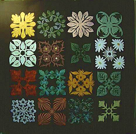 Beach Hawaiian Musings/American Tears, 74 " X 74", Philadelphia ©2002.