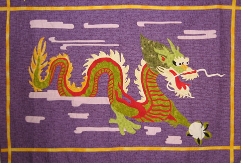 Tamre's Dragon, 50" x 70", Philadelphia © 2006, commission.