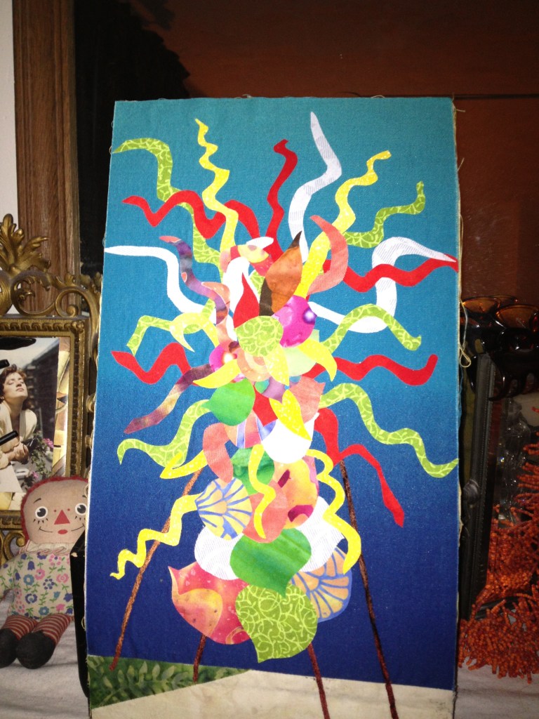 Chihuly Chandelier, 8” x 15”, Philadelphia, 2008.